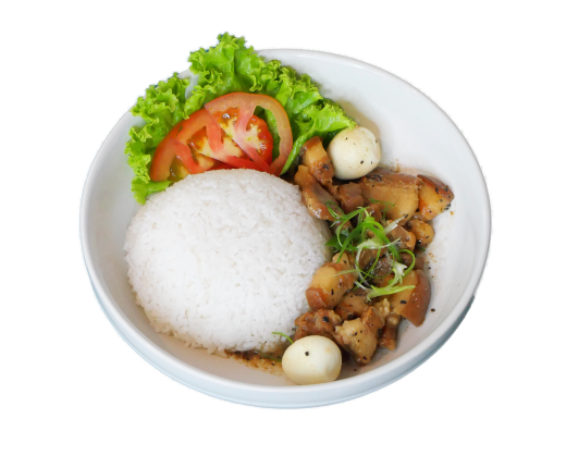 Ba rọi kho trứng cút