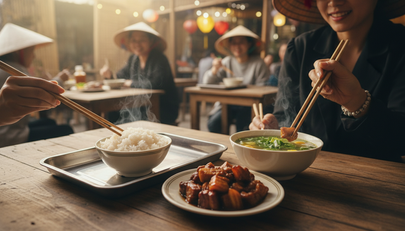 Cơm trưa Tân Phú
